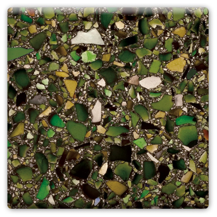 Savvy Housekeeping Recycled Glass Countertops
