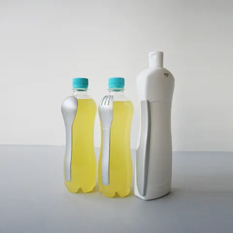 savvyhousekeeping plastic bottles to cutlery