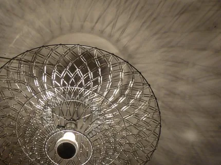 savvyhousekeeping paper clip chandelier