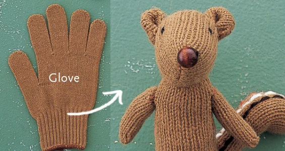 savvyhousekeeping from glove to stuffed chipmunk toy