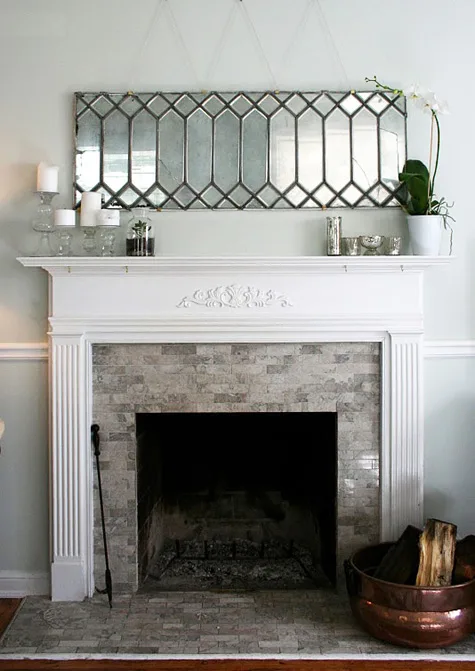 savvyhousekeeping turn and old window into a mirror