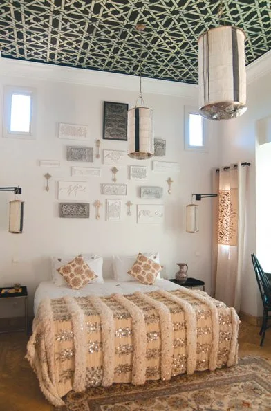 savvyhousekeeping Moroccan tile look for less stencils paint