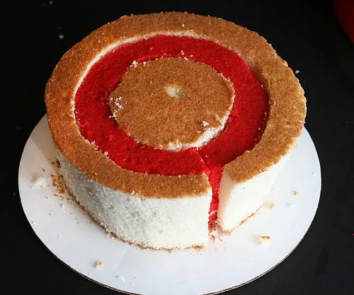 savvyhousekeeping vertical layer cake tutorial