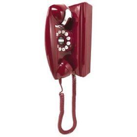 avvyhousekeeping red retro wall phone