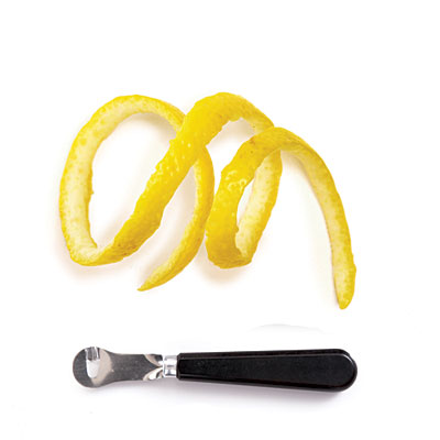 savvyhousekeeping cocktail garnish citrus curls twist how to make lemon lime channel knife zest zester