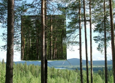savvyhousekeeping invisible tree house hotel mirrorcube