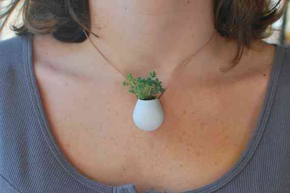 savvyhousekeeping wearable planters unusual jewelry