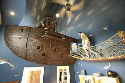 savvyhousekeeping amazing kid's rooms children's ideas decoration pirate theme boat