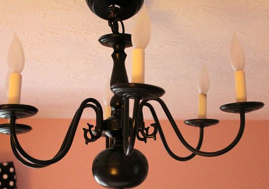 Add Life to Your Chandelier with Spray Paint DIY