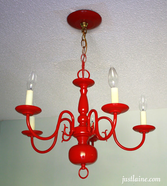 Spray Painting A Chandelier Savvy, Spray Painting Chandelier Chain Cover